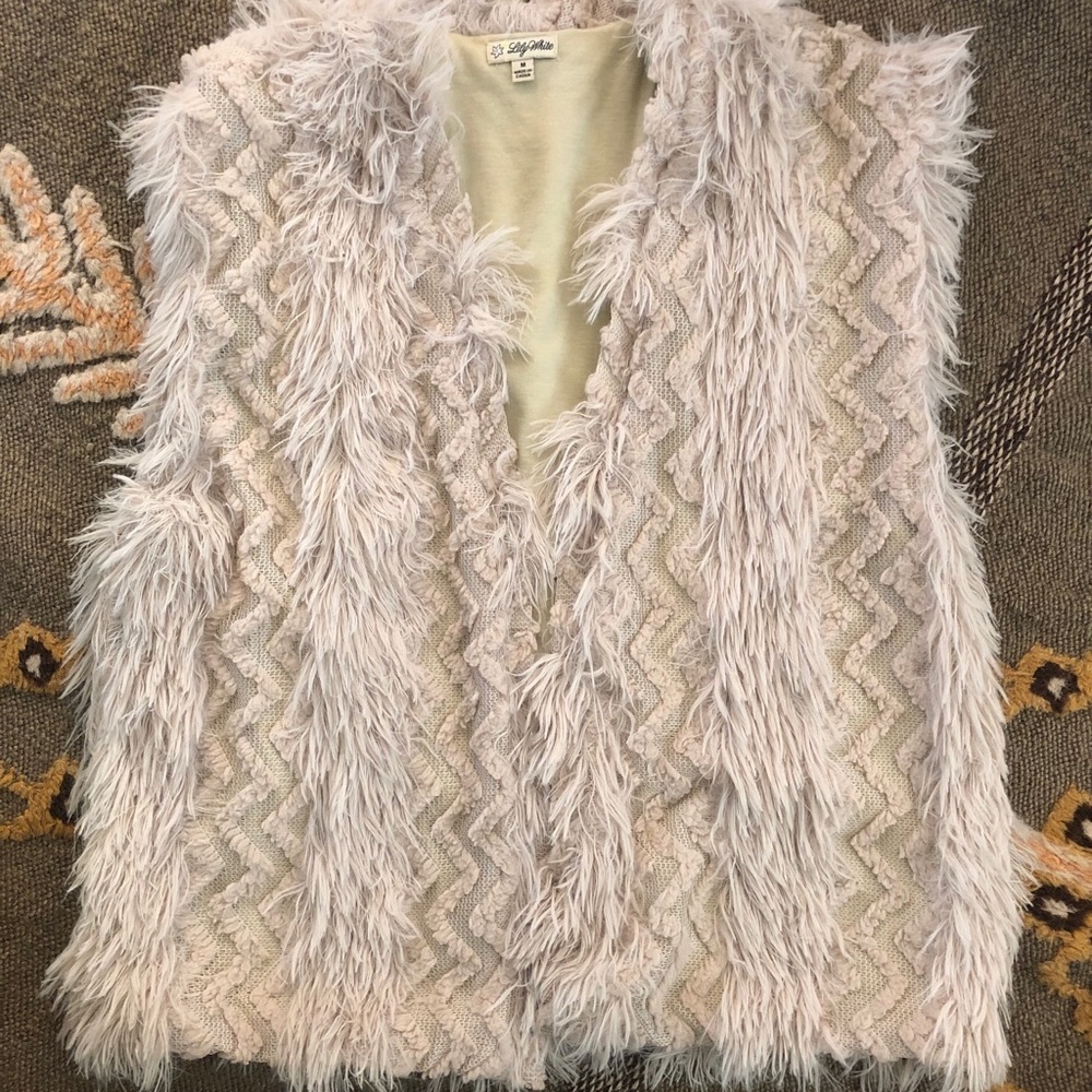 Faux fur vest